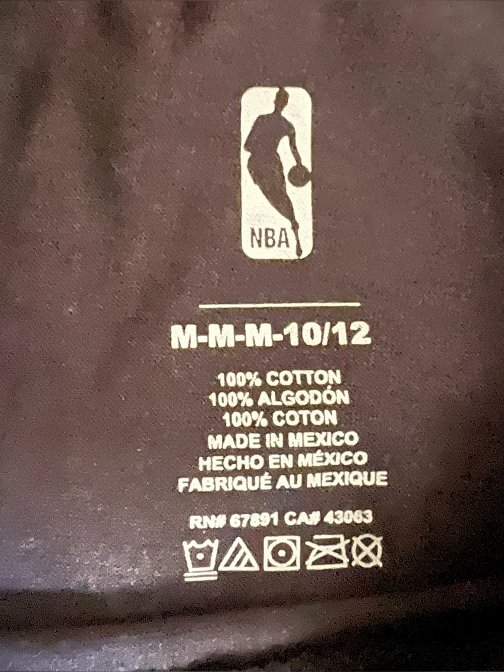 NBA Los Angeles Lakers Black Graphic Logo T-Shirt Youth Medium (10/12) NWT - Picture 4 of 6